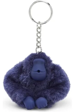 Kipling Monkeyclip S Petit Porte-Clés en Forme de Singe, Singes/Porte-Clés, (Bleu)