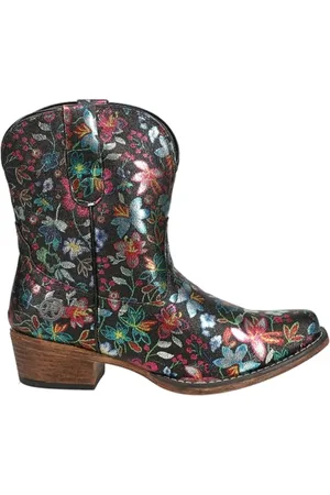 Roper Ladies Ingrid Snip Toe Gold Boots