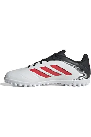 adidas Mixte Copa Pure III Club Turf Football Boots Kids Basket, FTWR White/Lucid Red/Core Black, 38 2/3 EU