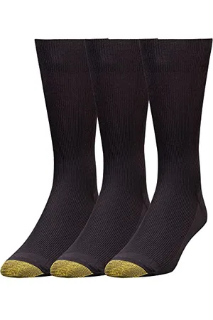 Gold Toe GOLDTOE Metropolitan Crew Lot de 3 paires de chaussettes pour homme, , Large