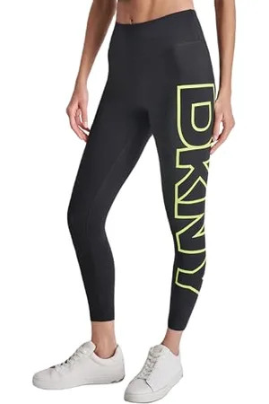 DKNY Tight Exploded Logo High Waist Balance Compression Legging, , S Femmes