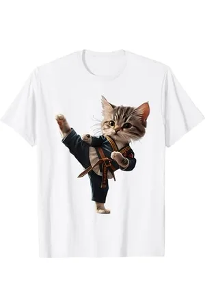 Animale Martial Funny Cat T-Shirt