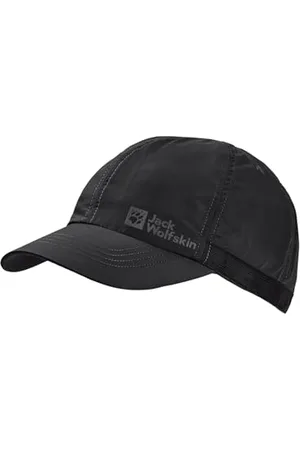 Jack Wolfskin Strap Cap Casquette de Baseball Mixte, Black, Taille Unique