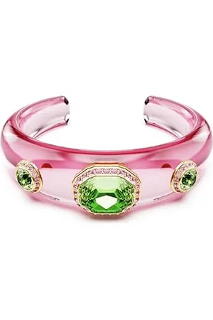 Swarovski Manchette Dulcis, Tailles variées, Multicolore, Placage de ton or, L