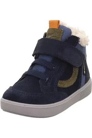 Superfit SUPIES Leicht gefütterte Gore-Tex Chaussure de première randonnée, Blau/Grün 8000, 20 EU Large