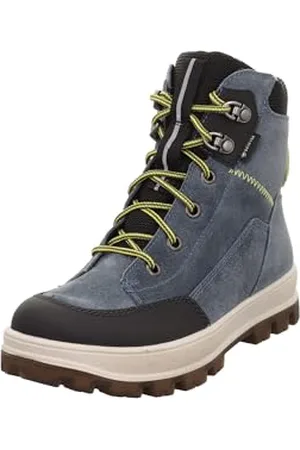 Superfit Tedd Warm gefütterte Gore-Tex Botte de Neige, Blau/Gelb 8000, 31 EU Large