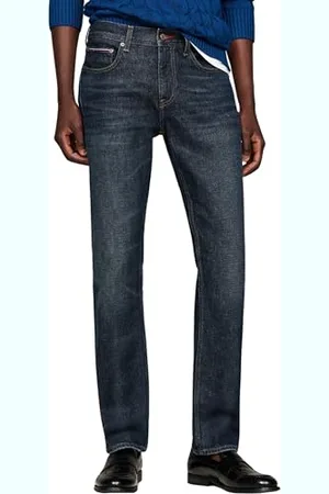 Tommy Hilfiger Men Straight Denton STR Crest Indigo MW0MW36669 30W / 30L