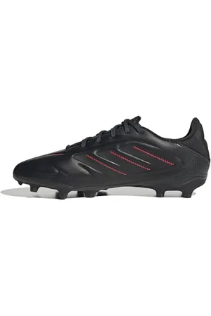 adidas Mixte Copa Pure III League FG/MG Football Boots Kids Basket, Core Black/Carbon/Lucid Red, 37 1/3 EU