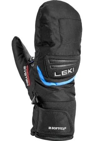 Leki Griffin Gants 3D pour Enfant, Noir/Cyan, Taille 5