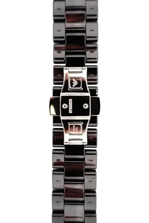 Emporio Armani Montres pour Hommes 22mm, Céramique Noire, Bande de Rechange Originale pour AR1400