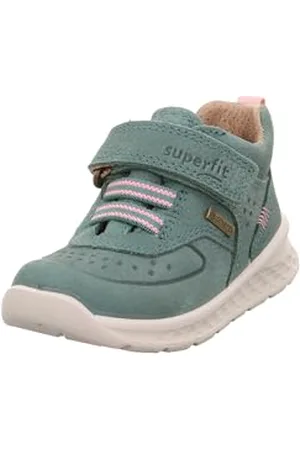 Superfit Breeze Gore-Tex Chaussure de première randonnée, Grün/Rosa 7000, 24 EU Large