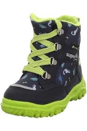 Superfit HUSKY1 Warm gefütterte Gore-Tex Botte de Neige, Blau/Hellgrün 8000, 30 EU