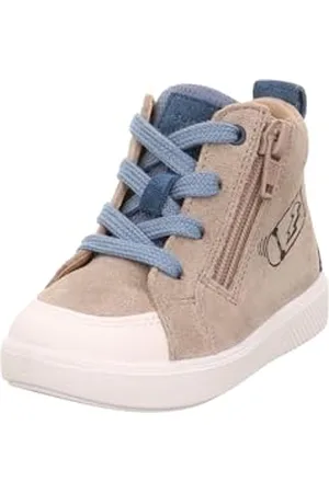 Superfit SUPIES Chaussure de première randonnée, Beige/Blau 4000, 24 EU Large