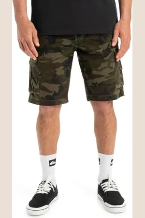 Quiksilver Short Crucial Battle Cargo Homme Vert 31