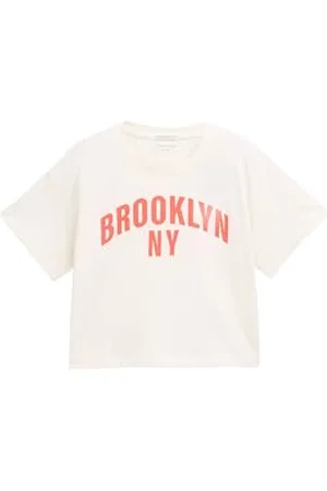 TOM TAILOR 1045201 T-Shirt, 12906 – Wool White, 164 Fille