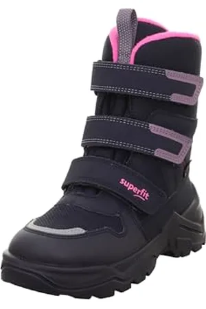 Superfit Snow Max Warm gefütterte Gore-Tex Botte de Neige, Blau/Pink 8020, 28 EU Large