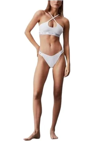 Calvin Klein Bas de Bikini Femme avec Ceinture Emblématique, , XL