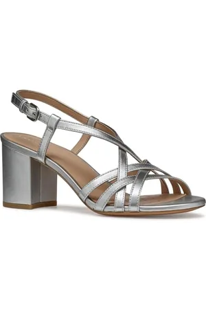 Geox Femme D VIRNILISA 65 S B Sandale à Talons, , 37 EU