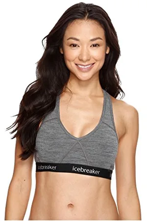 Icebreaker Soutien-Gorge Sprite pour Femme sans Armatures - sous-Vêtements en Laine Mérinos, Bralette Confortable - , XL