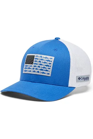 Columbia PFG Casquette en Maille Motif Poisson, , Small-Medium Unisexe-Adulte