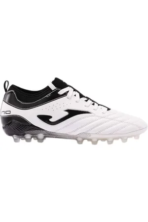 Joma Homme N10 Chaussures de Football, Blanc/Noir, 42 EU