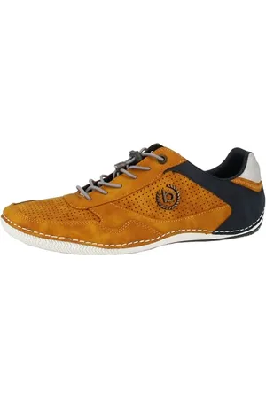 Bugatti Homme Baskets décontractées à semelle souple, chaussures à lacets avec mousse à mémoire de forme, lacets élastiques, , 41 EU