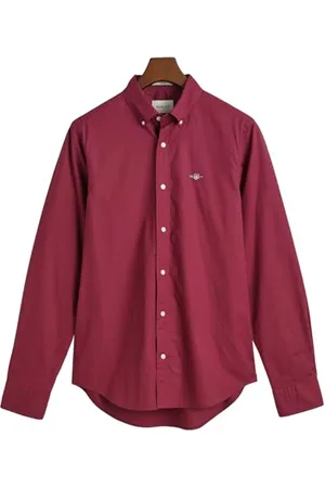 GANT T- Shirt en Popeline Slim Chemise, , S Hommes