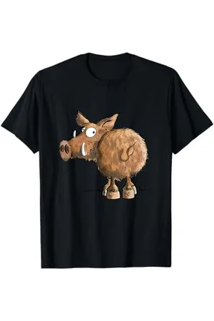 MODARTIS Drôle de Sanglier I Chasse I Cochon Sauvage Humour, Léger T-Shirt Unisex-Adulte S