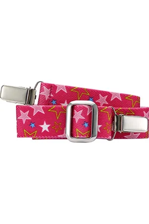 Playshoes Elastik-Gürtel Clip Sterne Ceinture, Rose (18), 110 Mixte Enfant