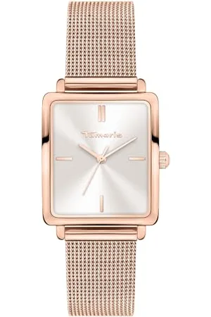 Tamaris Femmes Analogique Quartz Montre avec Bracelet en Acier Inoxydable TT-0185-MQ