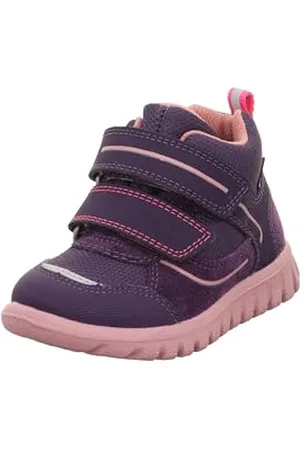 Superfit SPORT7 Mini Leicht gefütterte Gore-Tex Chaussure de première randonnée, Lila/Rosa 8510, 21 EU Large