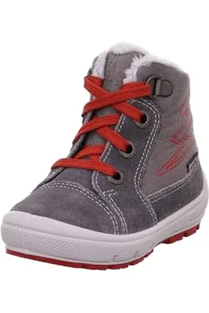 Superfit Bébé garçon Groovy Botte de Neige, Grau/Rot 2000, 19 EU