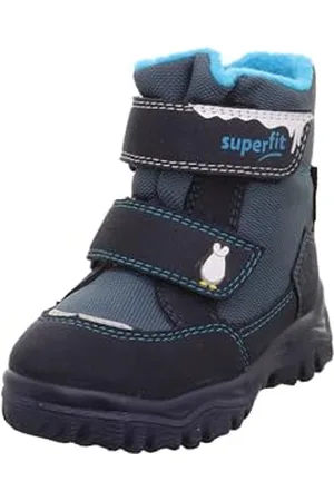 Superfit HUSKY1 Warm gefütterte Botte de Neige, Blau/Türkis 8000, 19 EU