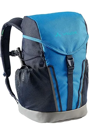Vaude Boys & Girls Puck sac à dos pour enfants, sac à dos de randonnée confortable pour enfants, sac à dos scolaire résistant aux intempéries avec housse de pluie et loupe,bleu/éclipse,10 litres