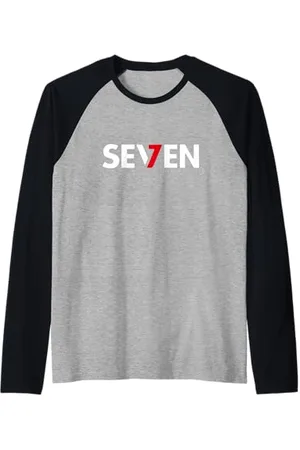 7 for all Mankind Lucky 7, , Good Luck, Money Rich Manche Raglan