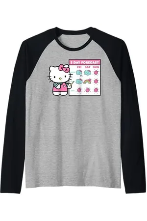 Hello Kitty Prévisions Manche Raglan