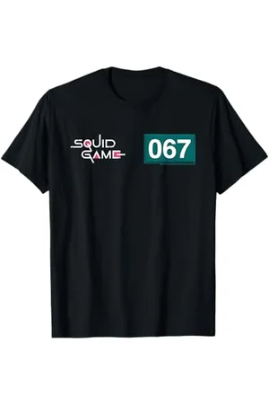 Squid Game 067 Numéro de joueur avec logo T-Shirt