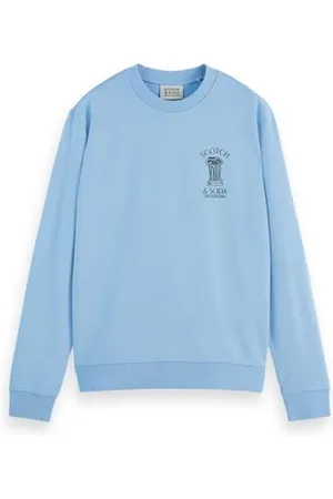 Scotch&Soda Left Chest Artwork Sweatshirt Maillot de survêtement, , L Homme