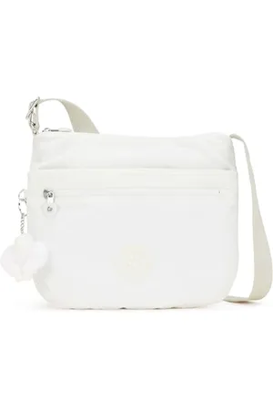 Kipling ARTO Sac à bandoulière de taille moyenne, (Blanc)