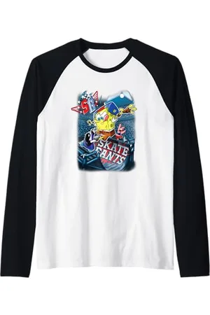 Spongebob Pantalon de skate SB Manche Raglan