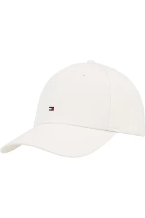 Tommy Hilfiger Casquette Homme Flag Cotton 6 Panel avec Logo, Blanc (Ivory Silk), Taille Unique
