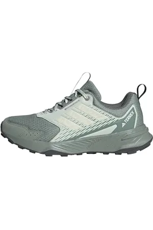 adidas Femme Terrex Tracefinder 2 Trail Running Shoes Chaussures de Course sur Sentier, Silver Green/Off White/preloved Fig, 44 EU