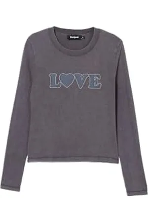 Desigual T- Shirt à Manches Longues en Tricot pour Femme, , XL