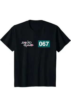 Squid Game Enfant 067 Numéro de joueur avec logo pour enfants T-Shirt