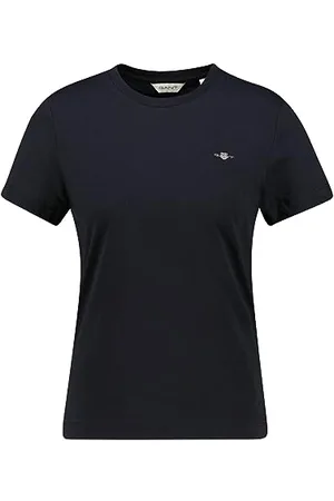 GANT Reg Shield SS T-Shirt, , L Femme