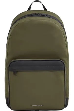 Tommy Hilfiger Sac à Dos Homme Repreve Élégant, Vert (Army Green), Taille Unique