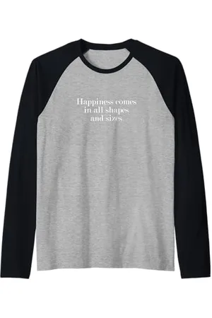 Statement Blend Le bonheur vient dans toutes les formes et tailles Manche Raglan