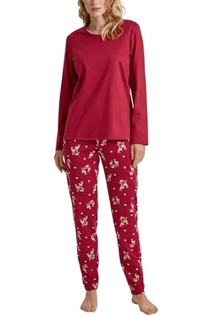 Calida Family & Friends Ensemble de Pijama, Rio Red, 38-40 Femmes