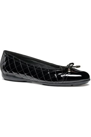 Geox Femme D ANNYTAH B Ballerines Plates, Black, 42 EU