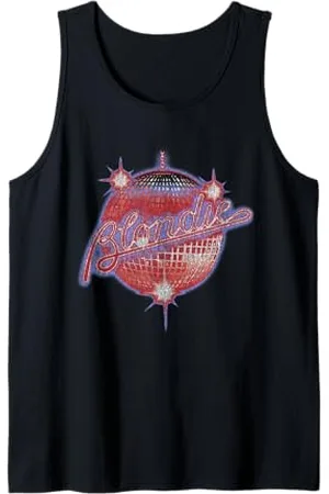 Blond Amsterdam New York Disco Ball Front and Back Vintage Band Débardeur